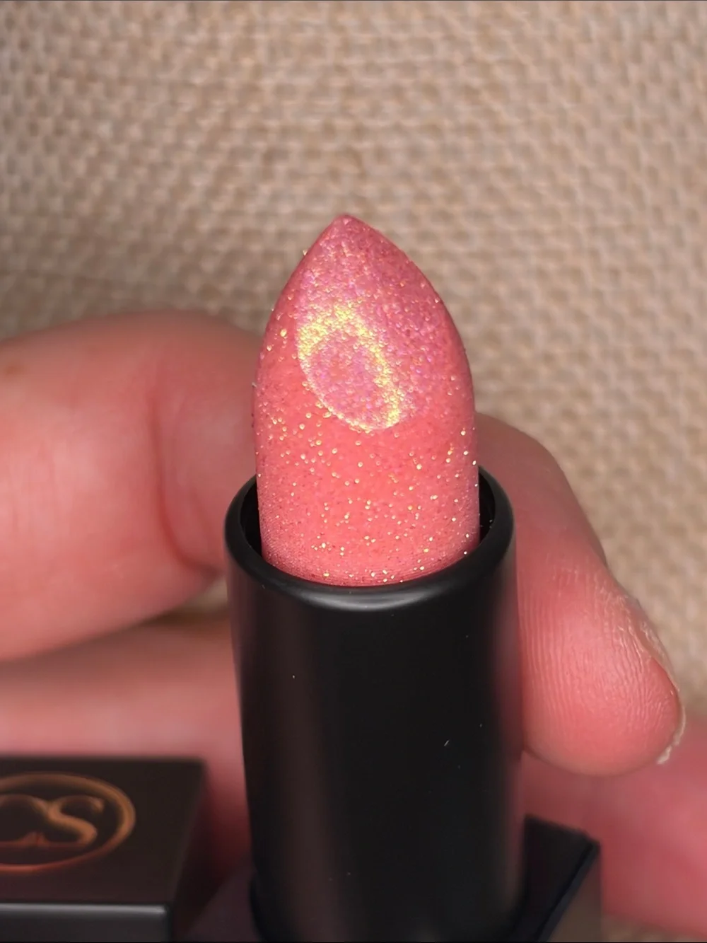 Color Street Pink Sparkle Lipstick in Stardust